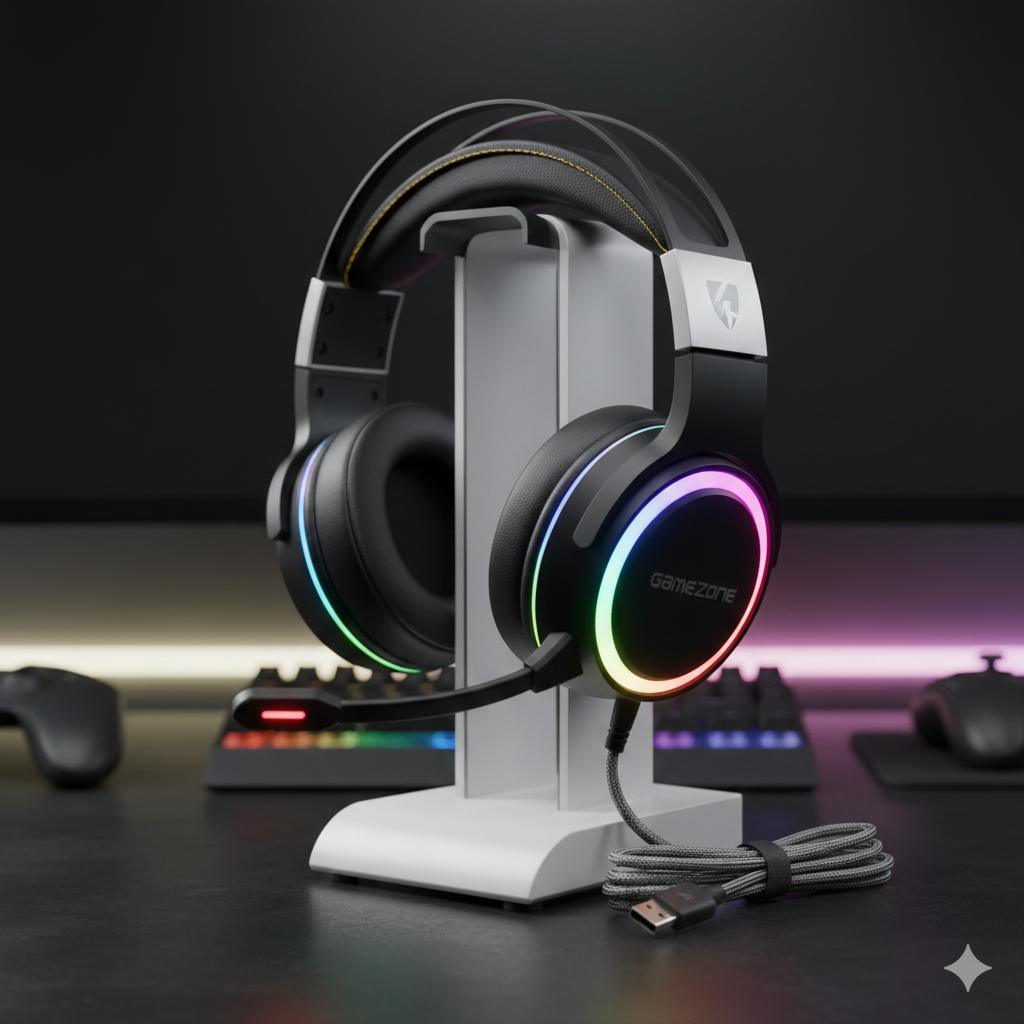 GameZone RGB Gaming Headset by MG Gabru Esports
